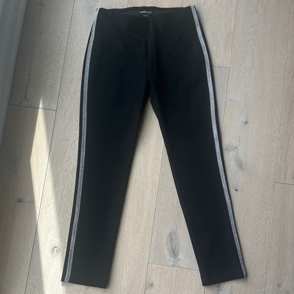 Fifteen Twenty Black Pants with Rhinestone detailing